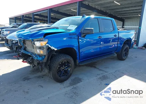 2023 Chevrolet Silverado 1500 4Wd Short Bed Custom Trail Boss из США, поврежденный, VIN 3GCUDCED6PG222874